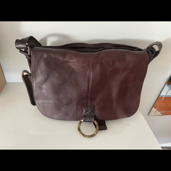 Excellent condition- real Leather laptop/case bag - Picture 5 of 12